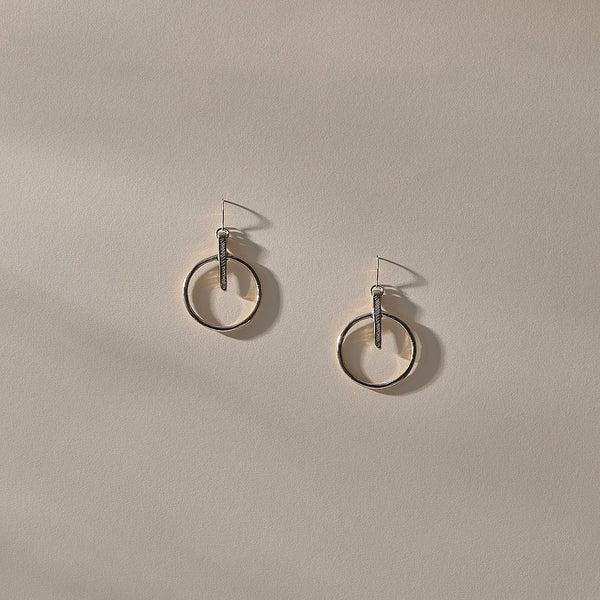 Henge Earrings | Silver