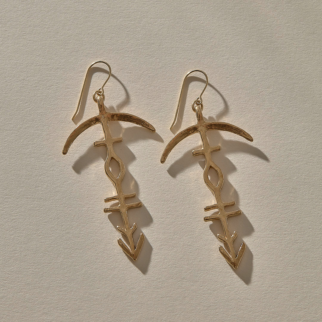 Hoku Earrings | Gold