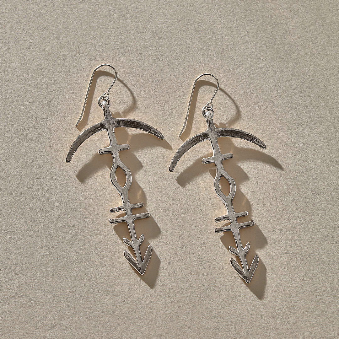 Hoku Earrings | Silver
