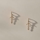 Hoku Charm Hoops | Bronze