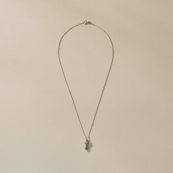 Mini Ma'at Charm Necklace | Bronze
