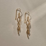 Serpent Earrings | Bronze