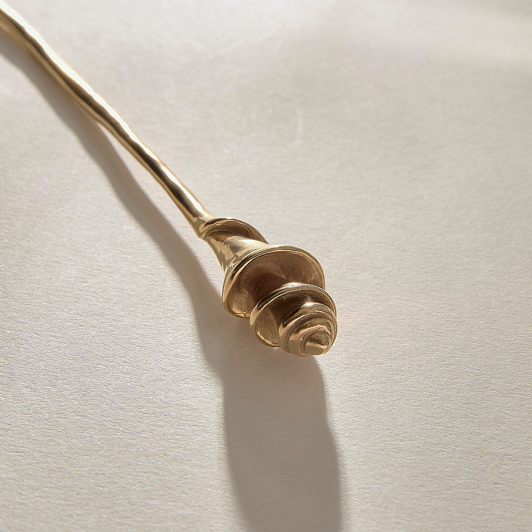 Neptune Hair Pin | Gold