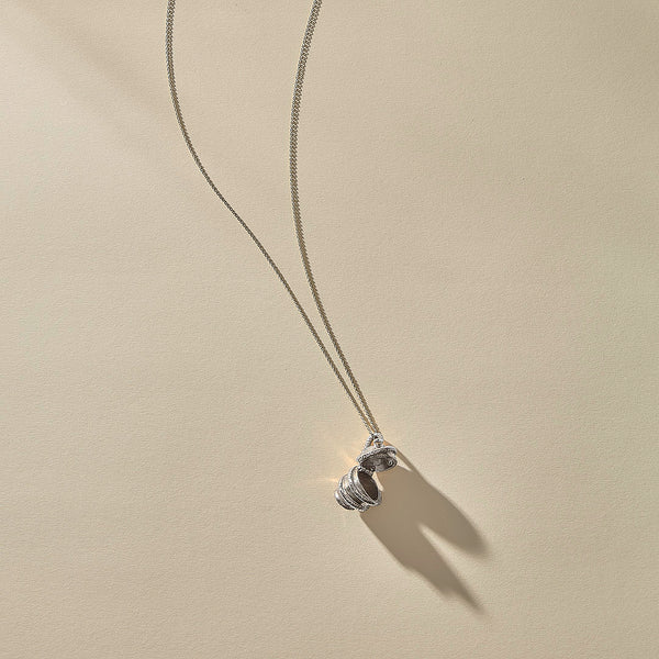 Egg Capsule Necklace | Gold