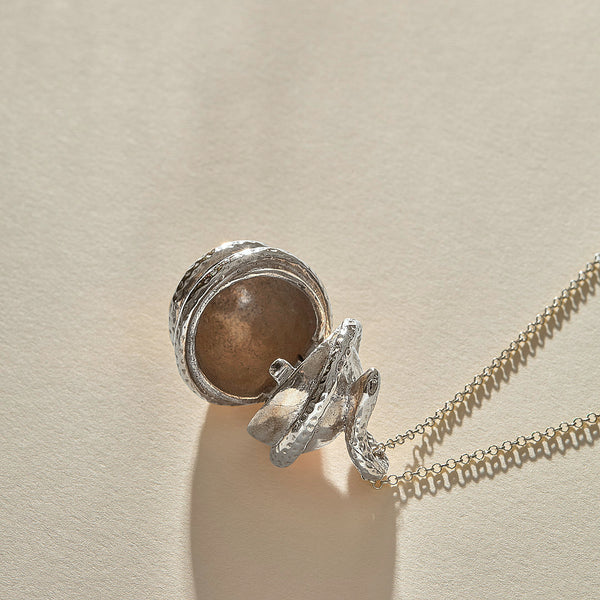 Egg Capsule Necklace | Gold
