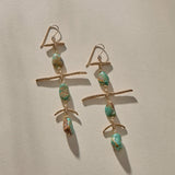 Petra Earrings | Bronze