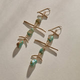 Petra Earrings | Bronze