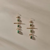 Petra Earrings | Bronze