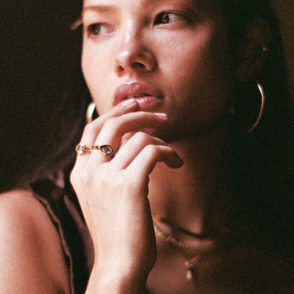 Oria Diamond Signet Ring  | OOAK