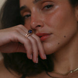 Umba Sapphire Signet Ring