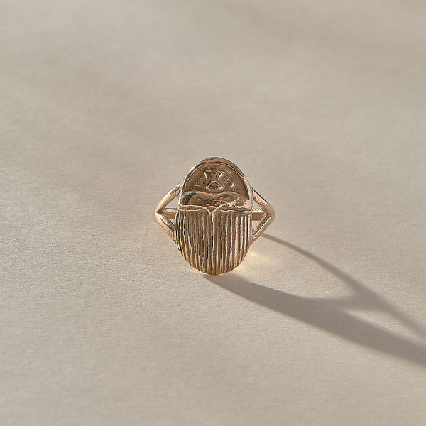 Scarab Ring | Bronze