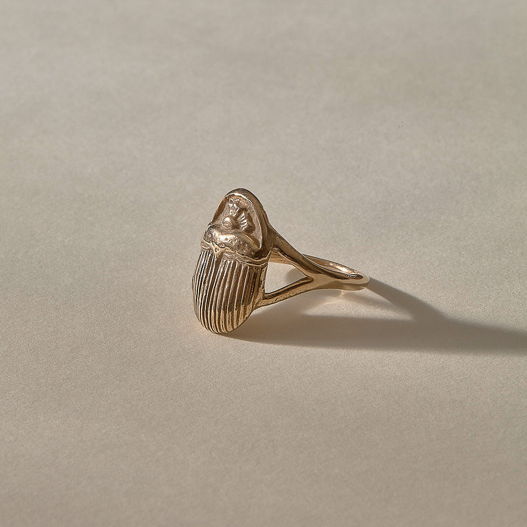 Scarab Ring | Bronze