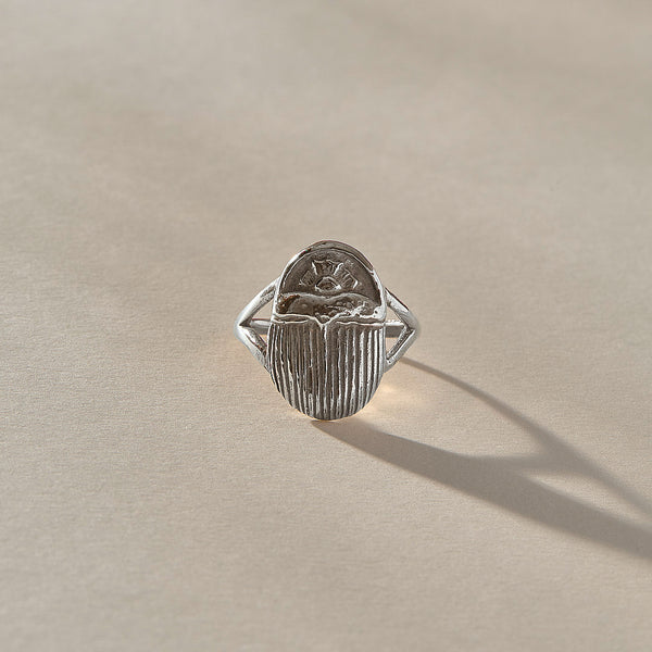 Scarab Ring | Silver