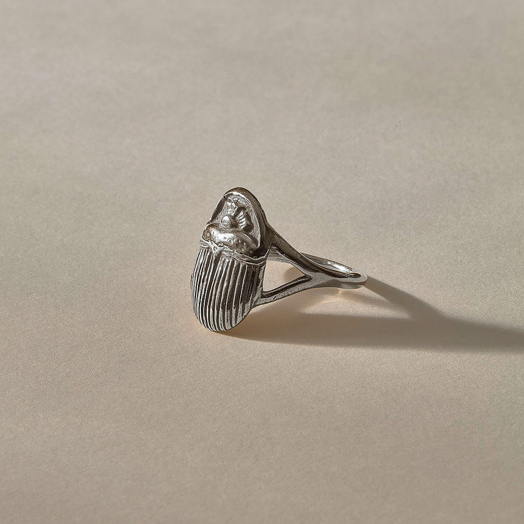 Scarab Ring | Silver