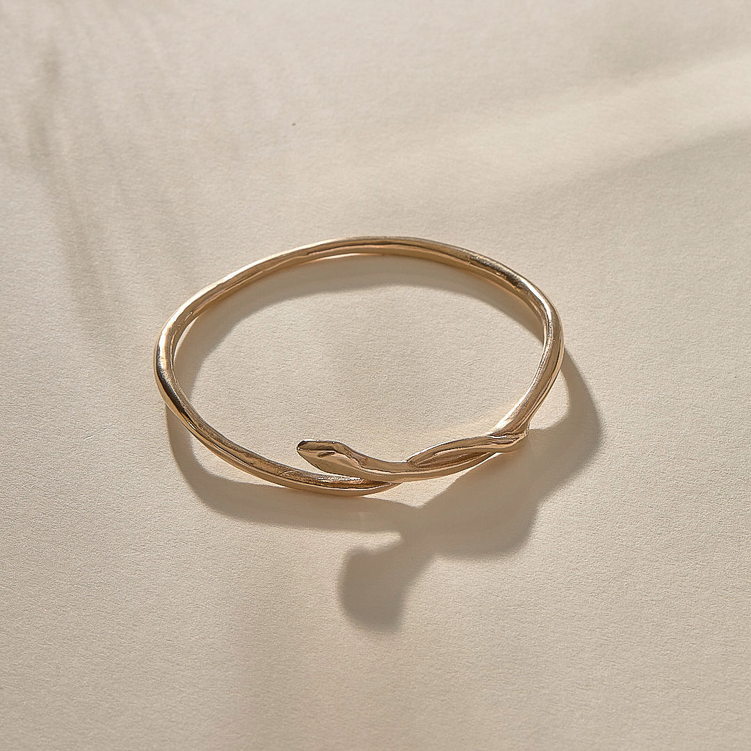 Serpent Bangle | Bronze