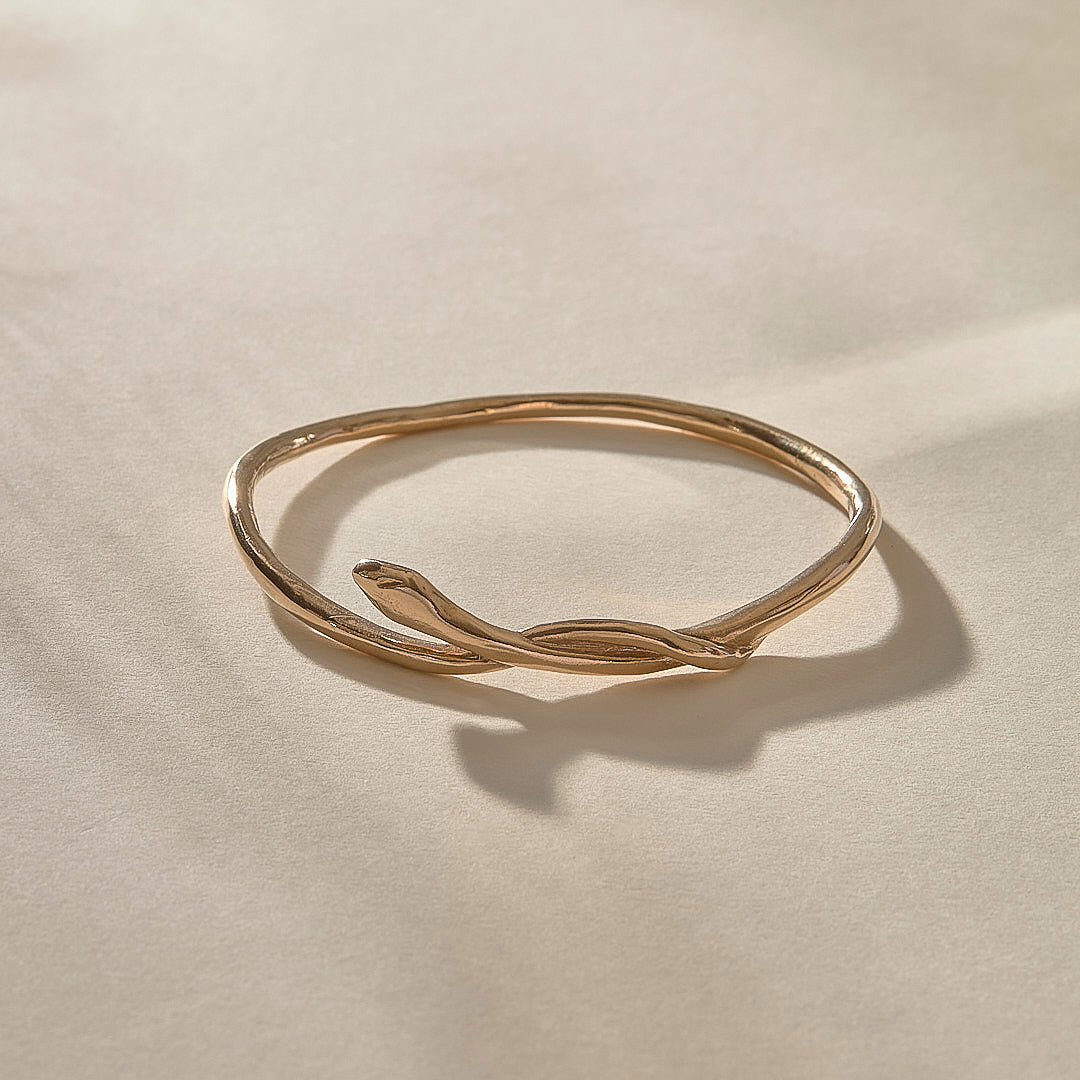 Serpent Bangle | Bronze