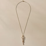 Serpent Amulet Necklace | Bronze