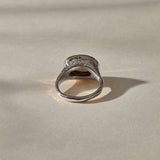 Smoky Quartz Signet Ring | Silver