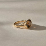 Smoky Quartz Signet Ring | Gold