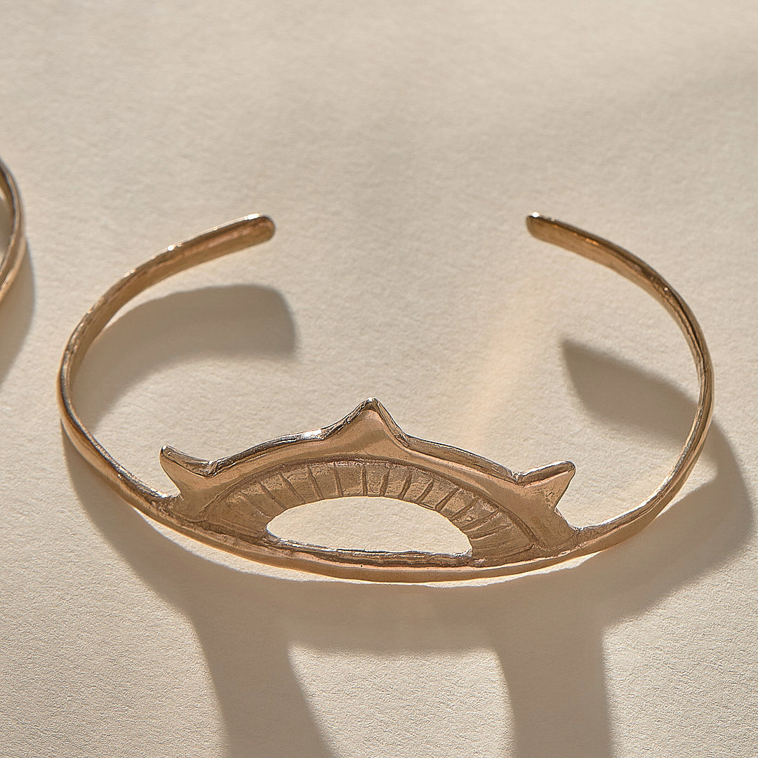 Sunkeeper + Pyramids Cuff Set | Bronze