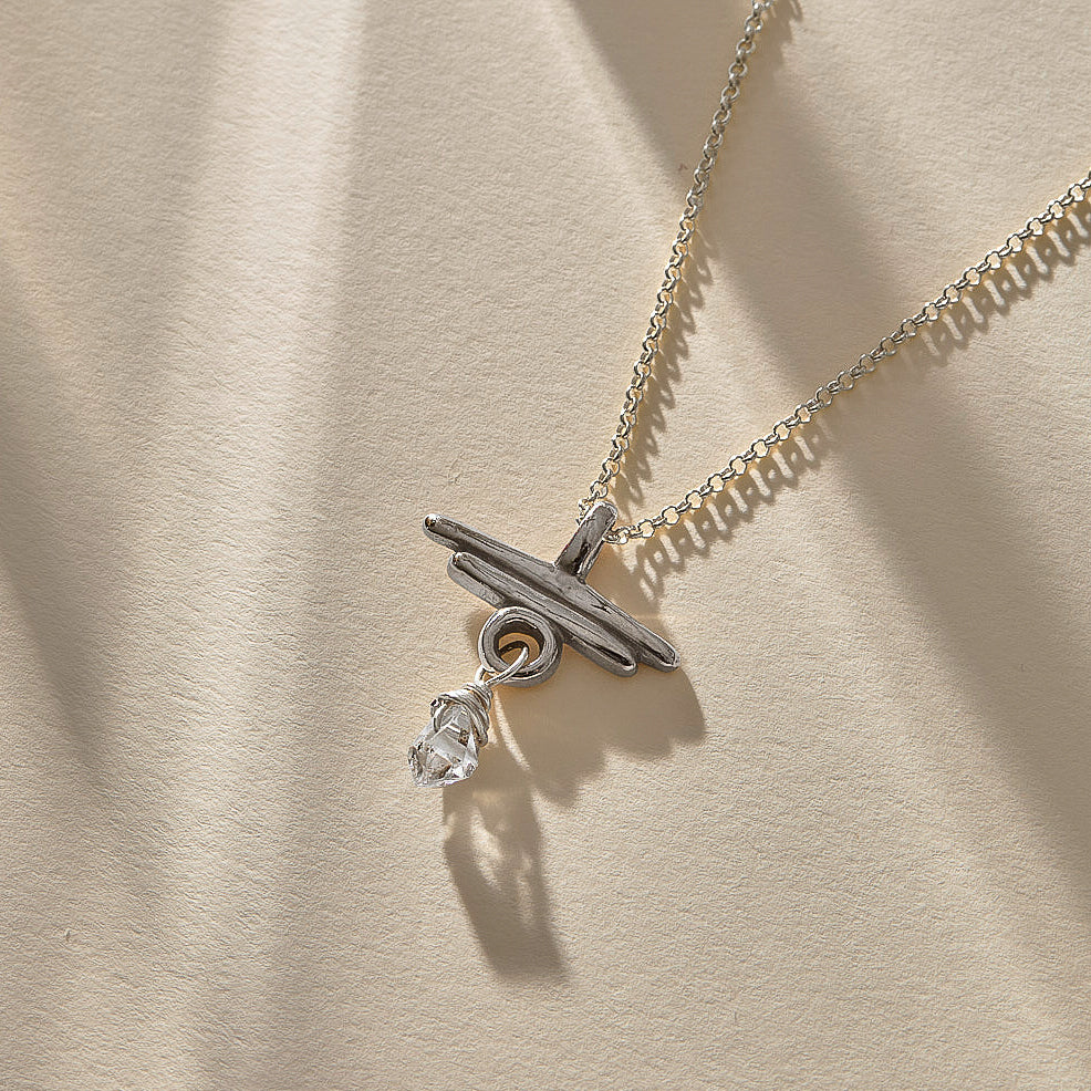 Temple Necklace | Silver