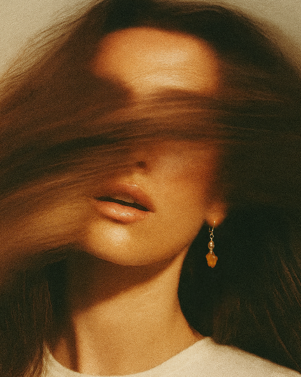 Taiyō Amber Hoops