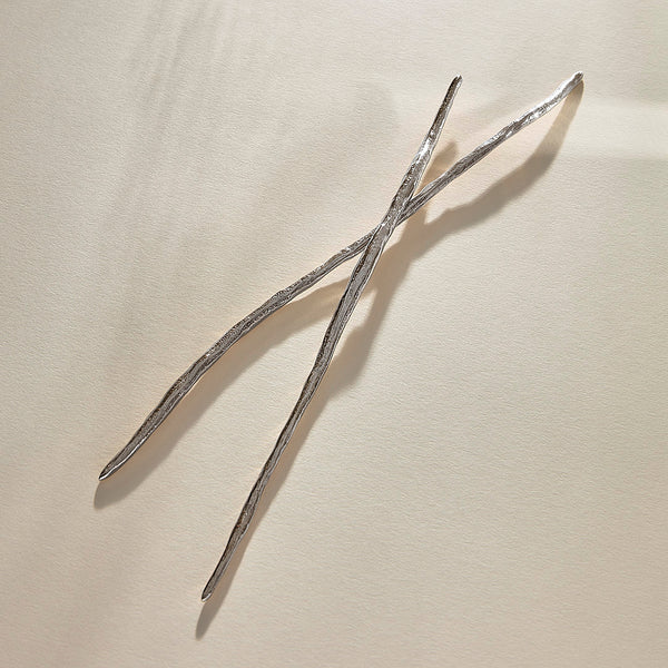 Wabi Hair Sticks | Silver