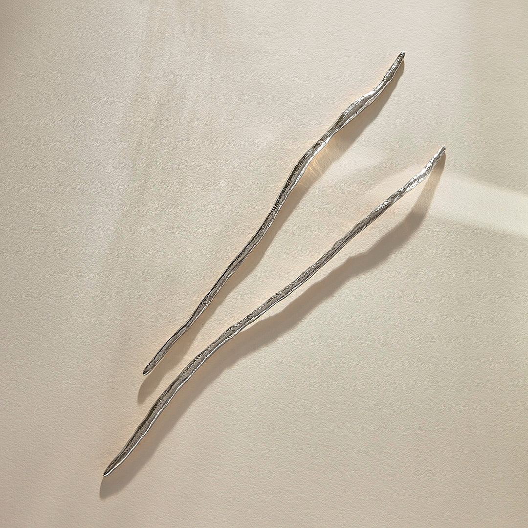 Wabi Hair Sticks | Silver