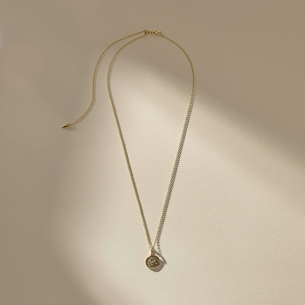 Wild Rose Necklace | Gold