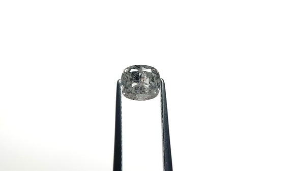 One Of A Kind | Cushion Cut Salt & Pepper Canadian Diamond Ring