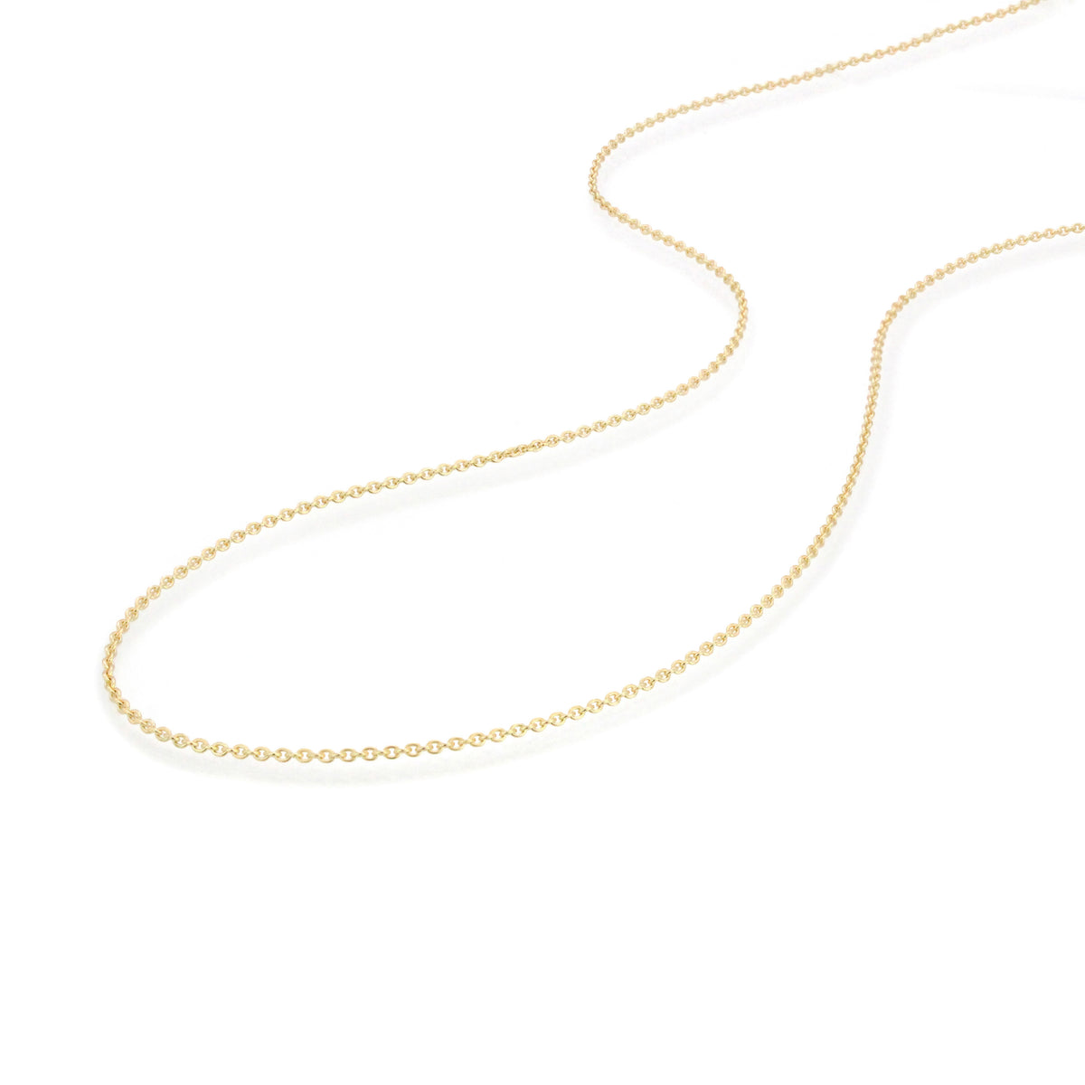 Round Cable Chain Necklace | Gold