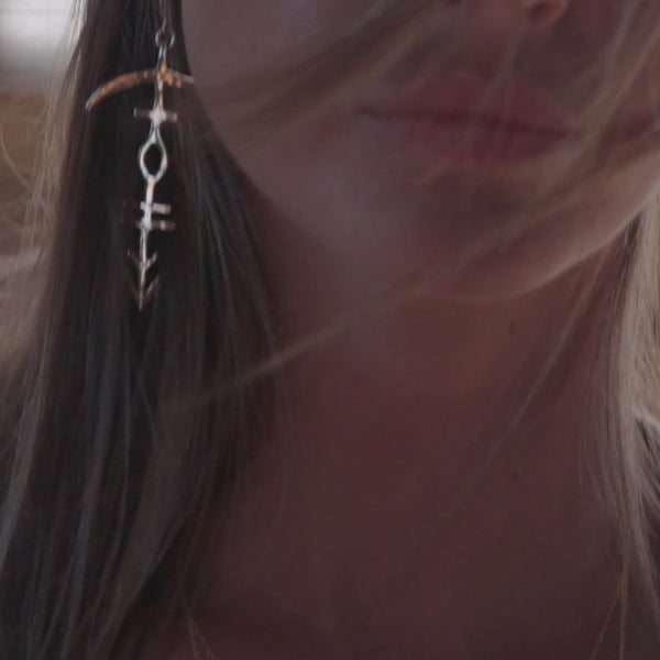 Hoku Earrings | Bronze