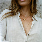 Crescent Stone Necklace - Catori Life